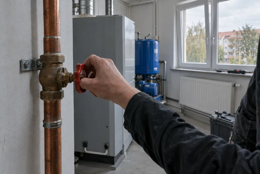 Soforthilfe bei Wasserschaden in Leipzig: Feuchtemessung am nassen Estrich mit Messgerät und Protokoll